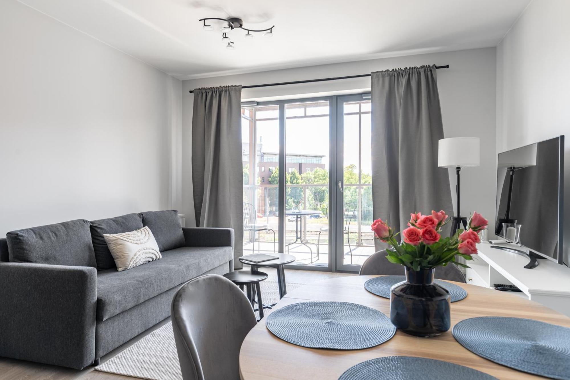 Scala City Center Apartments With Parking By Lion Apartments Gdansk Exterior photo